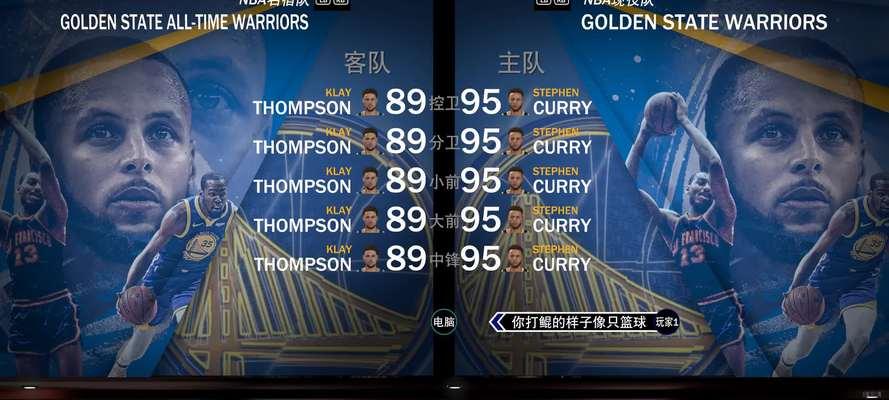 NBA2K21中汤普森的最强属性能力详解（打造一支完美的勇士战队）