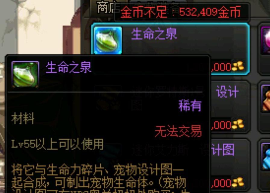 DNF生命之泉如何获取皮肤？