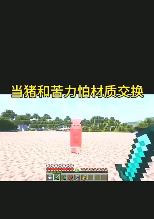 在手机版我的世界中如何获得猪？